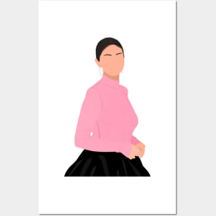 Sel in Pink Outfit Fan Art Posters and Art